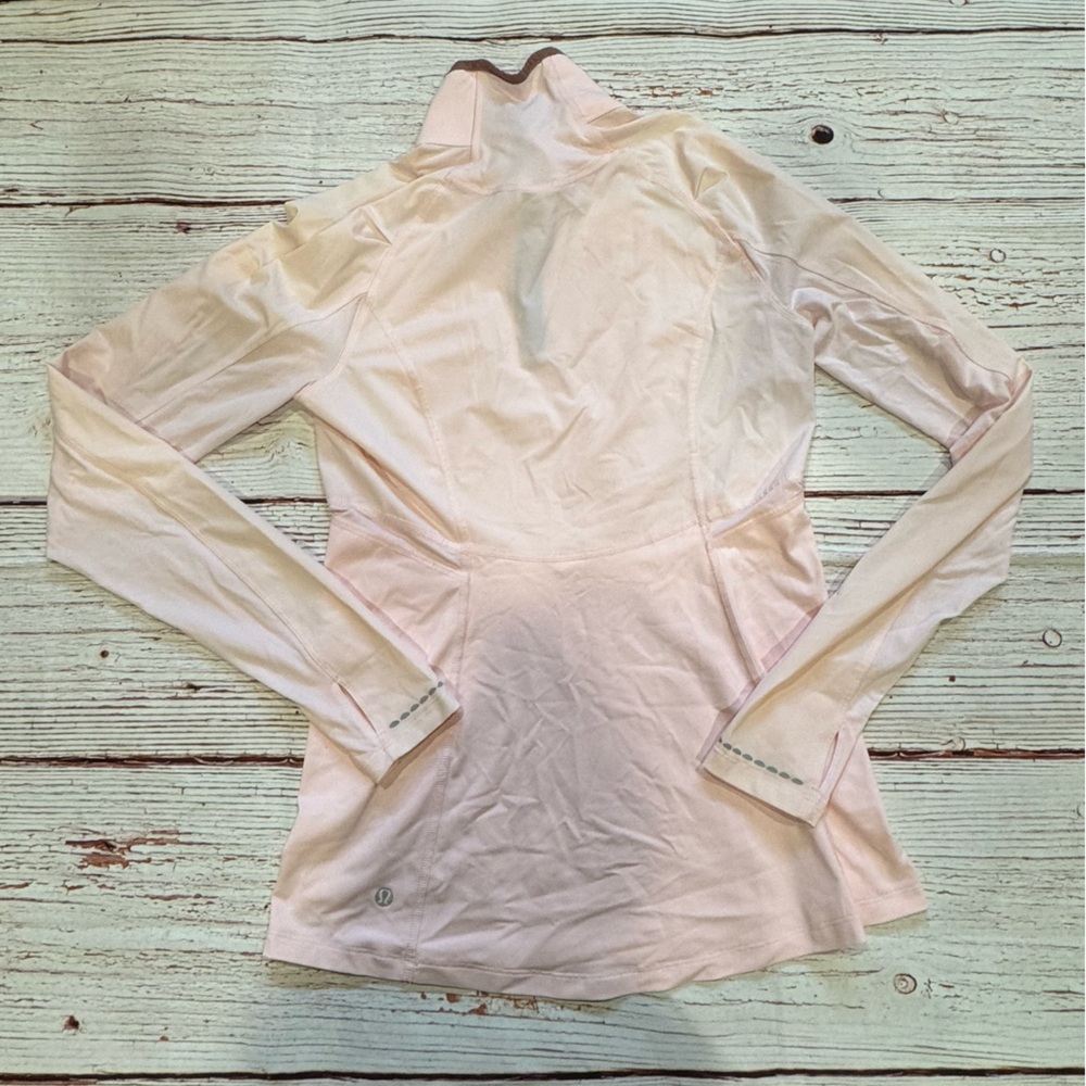 Lululemon Trail Bound 1/2 Zip in Strawberry Milkshake Sz 6 - Picture 14 of 15